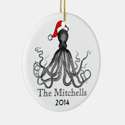 カスタムホリ航海のディタコヴィンテージクラーケン セラミックオーナメント (右)