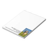 カスタムホルスタイン牛ビジネス ノートパッド (回転)