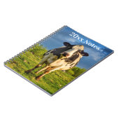 カスタムホルスタイン牛ビジネス ノートブック (左側)