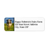 カスタムホルスタイン牛ビジネス ラベル (正面)