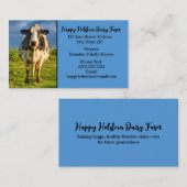 カスタムホルスタイン牛ビジネス 名刺 (正面/裏面)