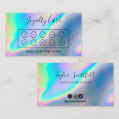 カスタムホログラフィフェイクックロイヤリティカード 名刺 (正面/裏面)