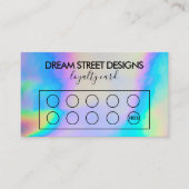 カスタムホログラフィフェイクックロイヤリティカード 名刺 (正面)