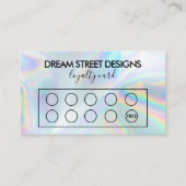 カスタムホロフェイクロイヤリティカード 名刺 (正面)