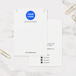 カスタムホワイトアドロゴペンダントネックレスディスプレイ