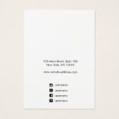 カスタムホワイトアドロゴペンダントネックレスディスプレイ (裏面)