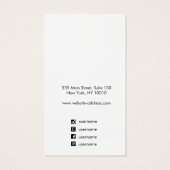 カスタムホワイトアドロゴペンダントネックレスディスプレイ (裏面)