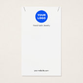 カスタムホワイトアドロゴペンダントネックレスディスプレイ (正面)