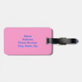 カスタムホワイトスタリオンラゲッジタグ ラゲッジタグ (裏面横)