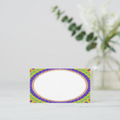 カスタムホワイトセンターB6名刺 名刺 (スタンド正面)