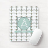 カスタムホワイトトレンディートンフライパター マウスパッド (マウス)