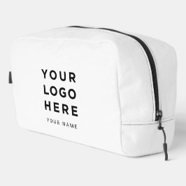 カスタムホワイトビジネスロゴ名Instagram Travel ドップキット