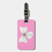 カスタムホワイトボウ荷物タグ ラゲッジタグ (正面縦)