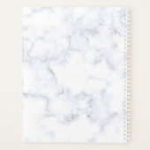 カスタムホワイトマーブル美しいショップアポイントメントブック | プランナー手帳 (裏面)