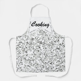 カスタムホワモダンイトテラゾ エプロン