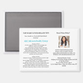 カスタムホームの買い手または売り手ガイ実在ドエテート マグネット (正面/裏面)