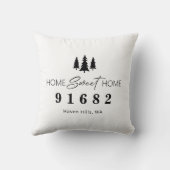 カスタムホームスイートホームジップコード クッション (裏面)