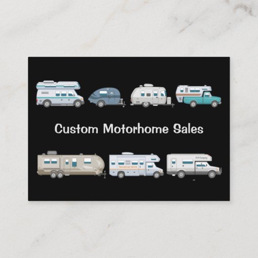 カスタムホームズキャンパートレーラーズ販売サービス 名刺 (裏面)