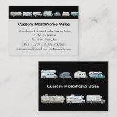 カスタムホームズキャンパートレーラーズ販売サービス 名刺 (正面/裏面)