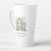 カスタムホームフォーザホリデーズフェスティバルマグ カフェラテマグ (左アングル)