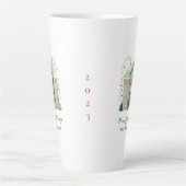 カスタムホームフォーザホリデーズフェスティバルマグ カフェラテマグ (正面)