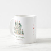 カスタムホームフォーザホリデーズフェスティバルマグ コーヒーマグカップ (正面左)