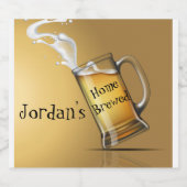 カスタムホームベレブン ビールラベル (シングルラベル)