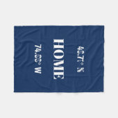 カスタムホーム座標 フリースブランケット (正面(横))