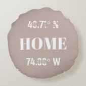 カスタムホーム座標 ラウンドクッション (裏面)