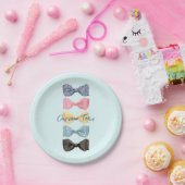 カスタムボウタイ ペーパープレート (パーティー)