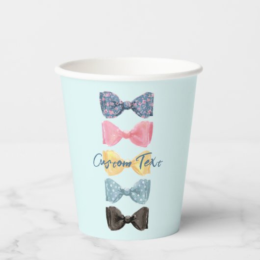 カスタムボウタイ 紙コップ (正面)