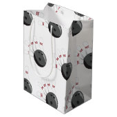 カスタムボウリングボール&ピンパターン ミディアムペーパーバッグ (裏面アングル)