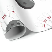 カスタムボウリングボール&ピンパターン ラッピングペーパー (ロールコーナー)