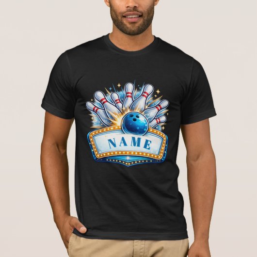 カスタムボウリング Tシャツ (正面)