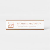 カスタムボスロモダンゴバラ金ゴールド デスクネームプレート (正面)