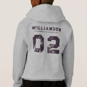 カスタムボックスフィールドラクロスチームクラブ名番号 (裏面)