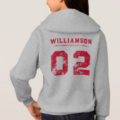 カスタムボックスフィールドラクロスチームクラブ名番号 (裏面)