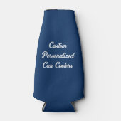 カスタムボトルクールがロゴデザインで印刷 ボトルクーラー (正面)