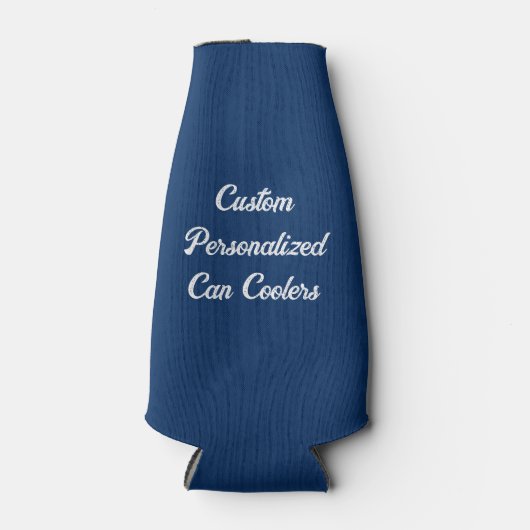 カスタムボトルクールがロゴデザインで印刷 ボトルクーラー (正面)