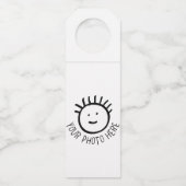 カスタムボトルラベルテンプレート ボトルネックタグ (正面)