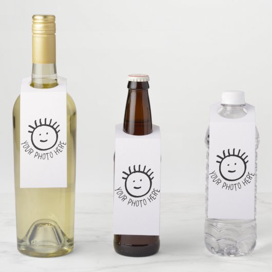 カスタムボトルラベルテンプレート ボトルネックタグ (インサイチュ)