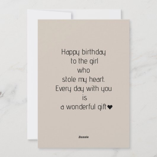 カスタムボホアーチ誕生日2フォトホリデーカード シーズンカード (裏面)