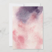 カスタムボホグラデーションアーチ赤ちゃん男女兼用シャワー 招待状 (裏面)