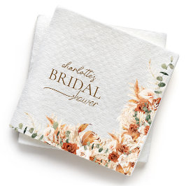 カスタムボホテラコッタアンドテキーラブライダルシャワー スタンダードカクテルナプキン