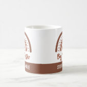 カスタムボホビッグシスターレインボーマッチング兄弟姉妹 コーヒーマグカップ (中央)