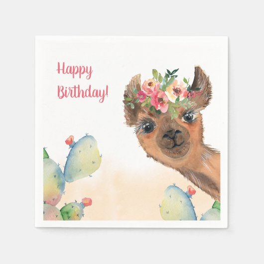 カスタムボホラマ スタンダードカクテルナプキン (正面)