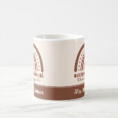 カスタムボホレインボーOT職業セラピスト コーヒーマグカップ (中央)