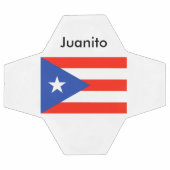 カスタムボリパーソナライズされたクサプエルトリカバンデラ サッカーボール (フラット)