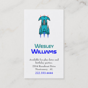 カスタムボーイの宇宙の出遊荷日付カード コーリングカード