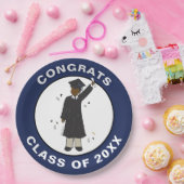 カスタムボーイアバター|高校卒業パーティーP ペーパープレート (パーティー)